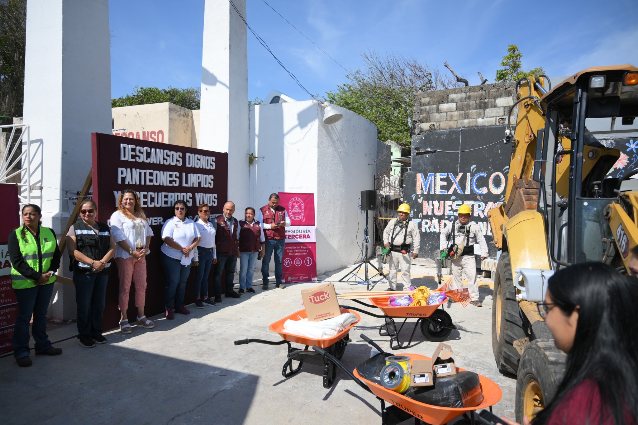 Arranca en Coatzacoalcos programa “Descanso Digno: Panteones Limpios, Recuerdos Vivos”
