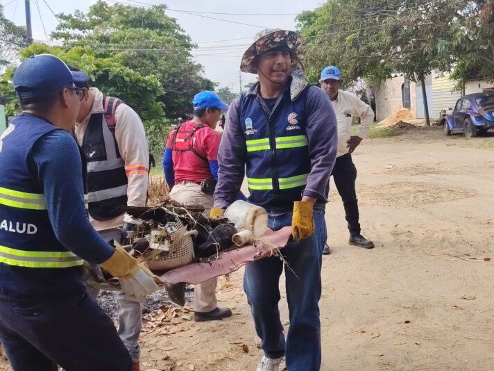 Primera jornada en Villa Allende elimina 94 toneladas de criaderos contra el dengue