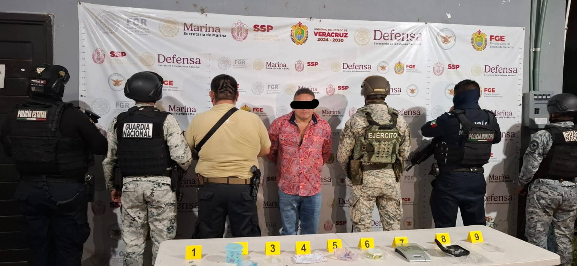 Cae presunto jefe de plaza en Cosoleacaque durante operativo conjunto