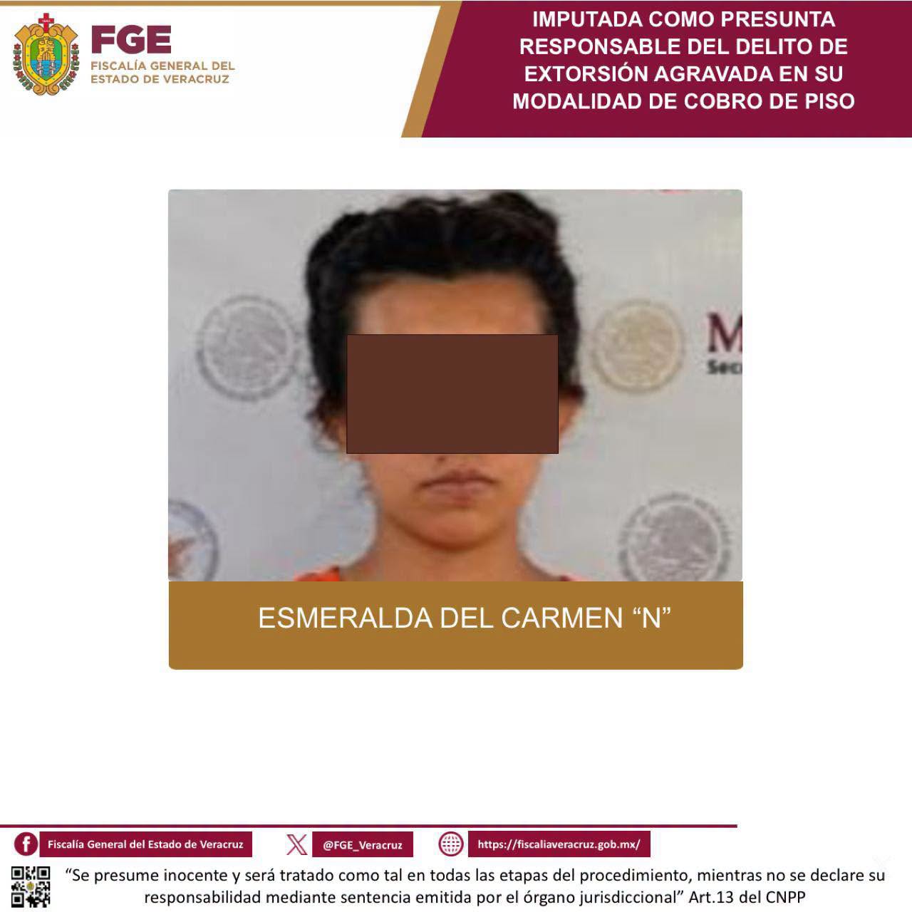 𝗣𝗿𝗶𝘀𝗶𝗼́𝗻 𝗽𝗿𝗲𝘃𝗲𝗻𝘁𝗶𝘃𝗮 𝗽𝗮𝗿𝗮 𝗶𝗺𝗽𝘂𝘁𝗮𝗱𝗮 𝗽𝗼𝗿 𝗽𝗿𝗲𝘀𝘂𝗻𝘁𝗮 𝗽𝗮𝗿𝘁𝗶𝗰𝗶𝗽𝗮𝗰𝗶𝗼́𝗻 𝗲𝗻 𝗲𝘅𝘁𝗼𝗿𝘀𝗶𝗼́𝗻 𝗮𝗴𝗿𝗮𝘃𝗮𝗱𝗮 𝗲𝗻 𝗔𝗰𝗮𝘆𝘂𝗰𝗮𝗻