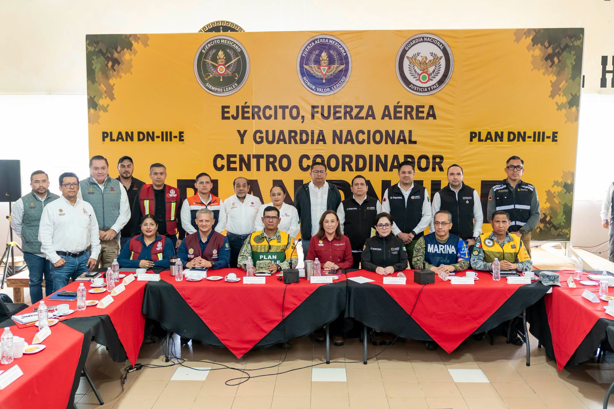 Guillermo Reyes Espronceda participa en tercera sesión del Comité Nacional de Emergencias en Minatitlán