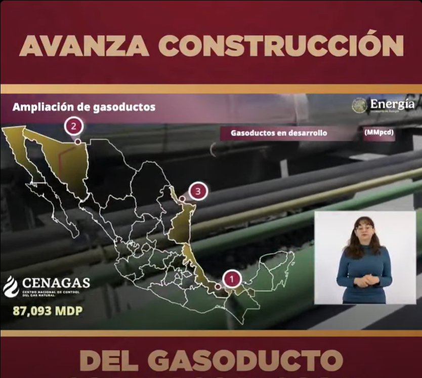 Inversión estratégica de 2,700 MDP impulsará el Corredor Interoceánico con el Gasoducto Coatzacoalcos II
