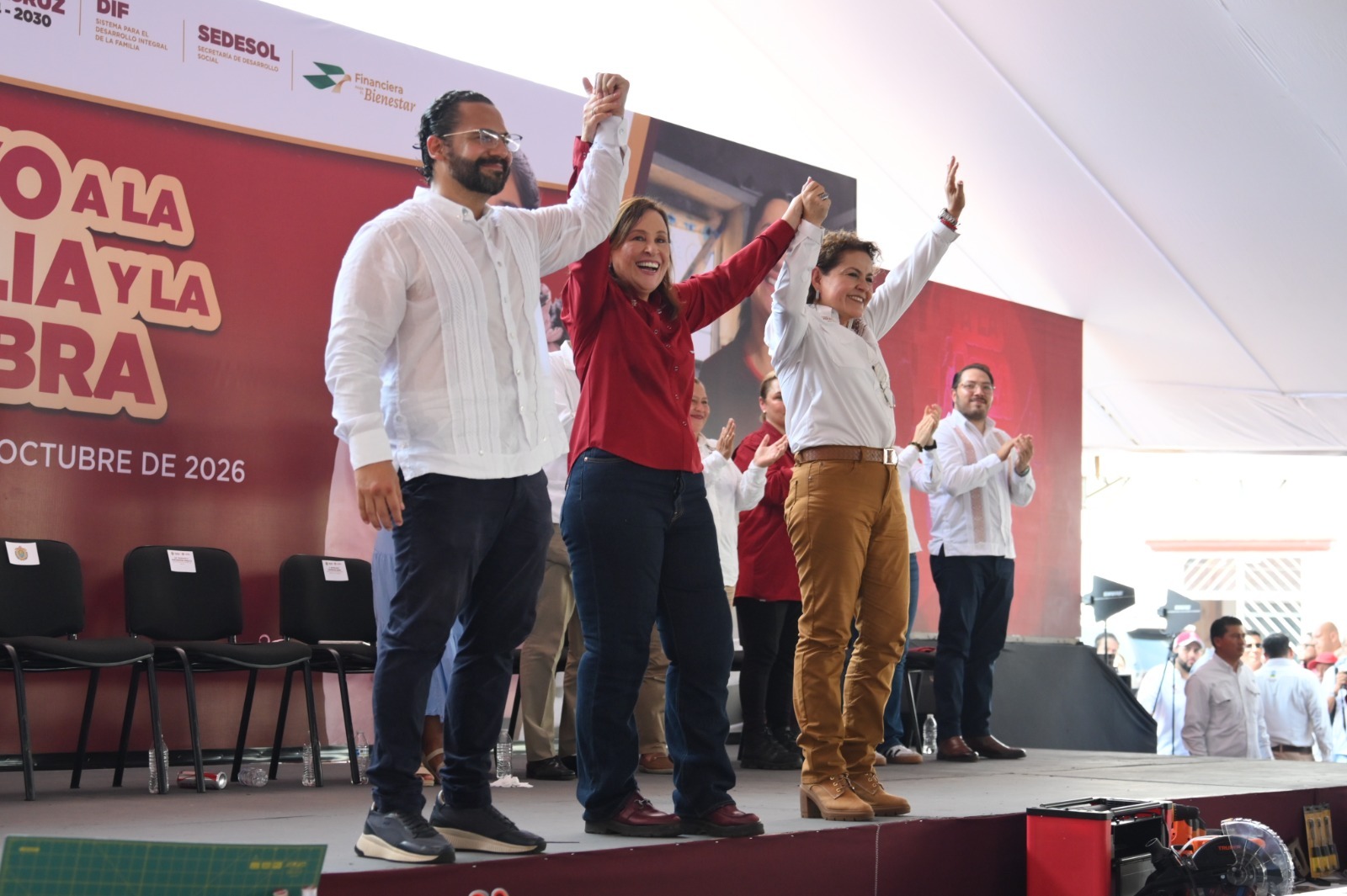 Reconoce Pedro Miguel Rosaldo respaldo de Rocío Nahle a Coatzacoalcos; entregan más de 14 mdp a emprendedores