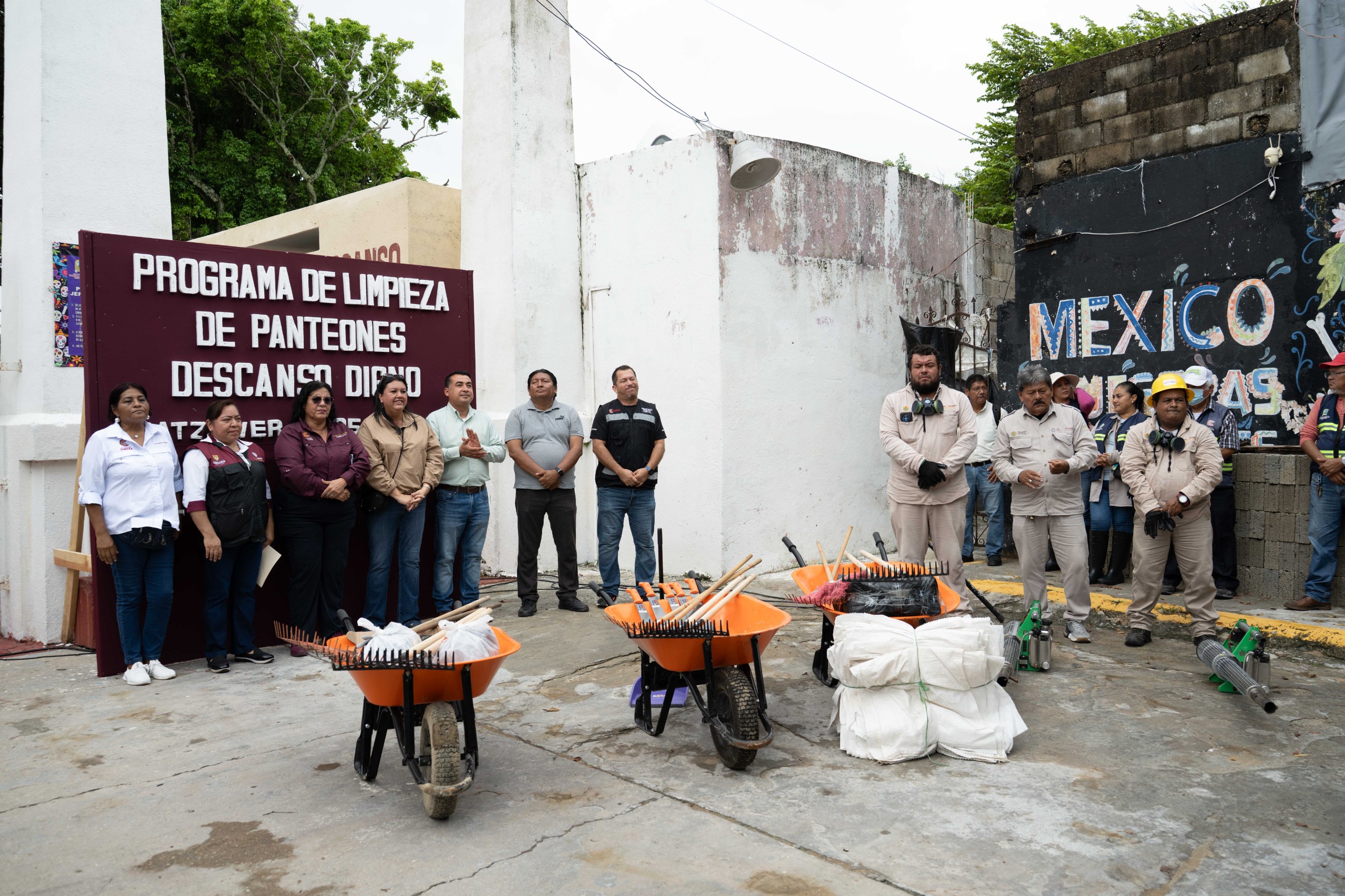 Arranca en Coatzacoalcos el programa “Descanso Digno; Espacios Limpios, Recuerdos Vivos”